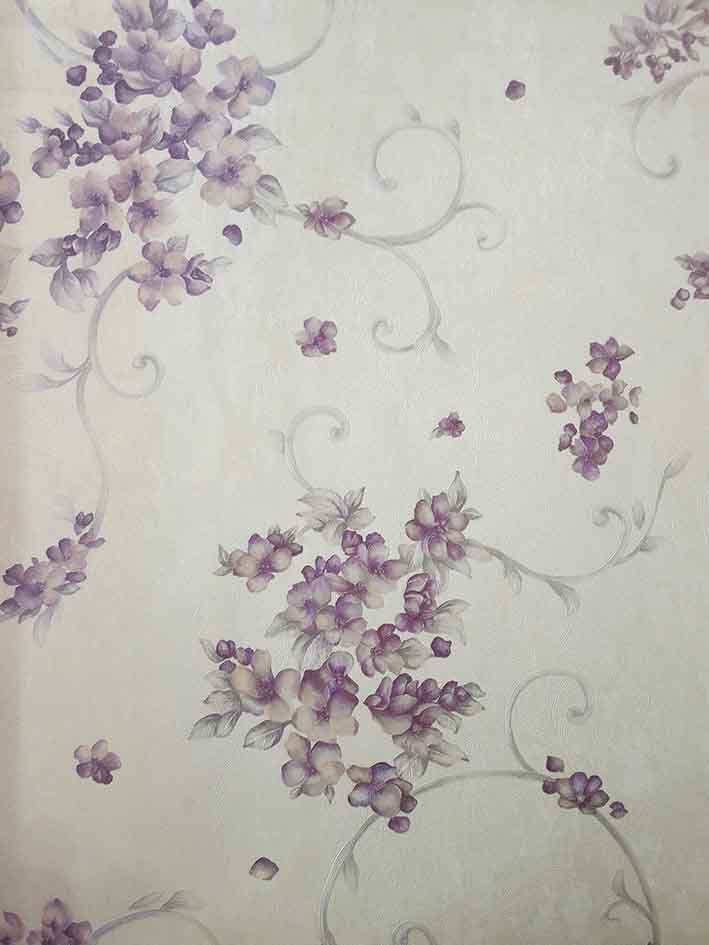 کاغذ دیواری گل یاسی در اصفهان