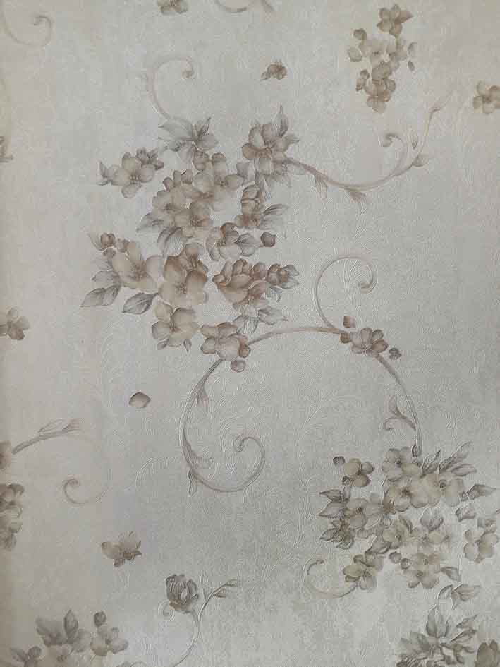 کاغذ دیواری گل دار اتاق خوابی در اصفهان