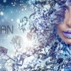 پوستر دیواری زن زمستان در اصفهان
