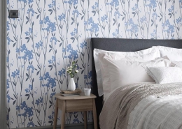 چگونه می توان از کاغذ دیواری در اتاق خواب استفاده کرد